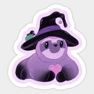 Witchy sloth Sticker